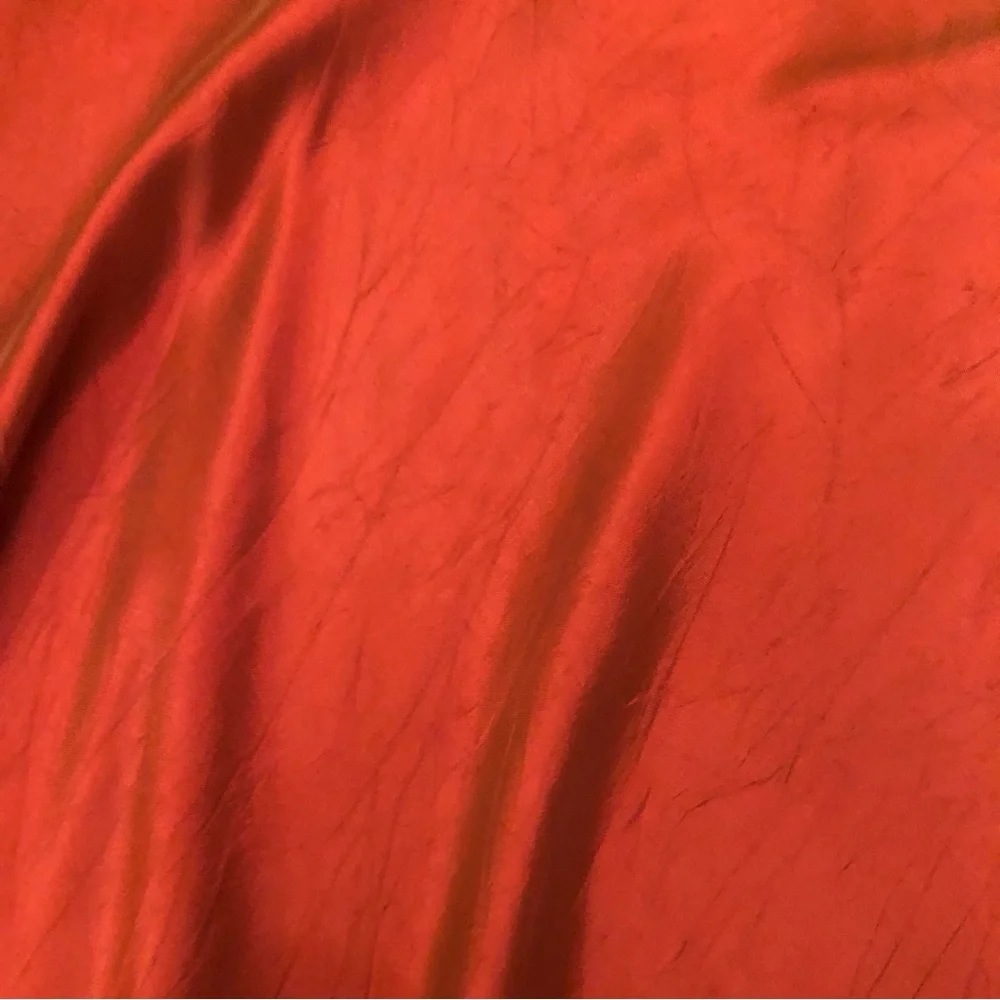 Janique By Kourosh Burgundy Red Sheen Crinkly Wrinkle Strappy Circle Dress 2 XS - Picture 3 of 3